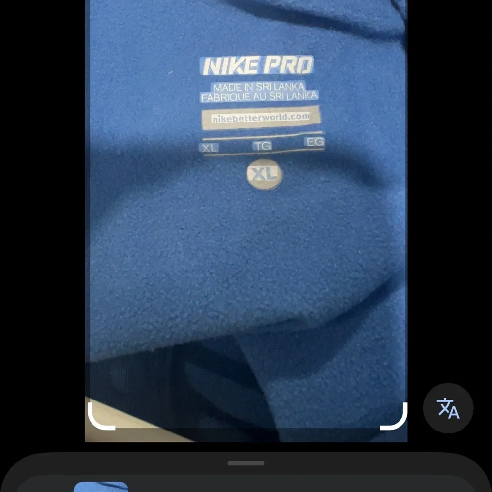 Nike Women's Royal Blue Long Sleeve Tee - Picture 3 of 4